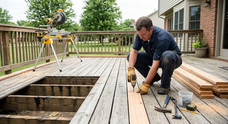 Wood Deck Repair in Redmond, WA