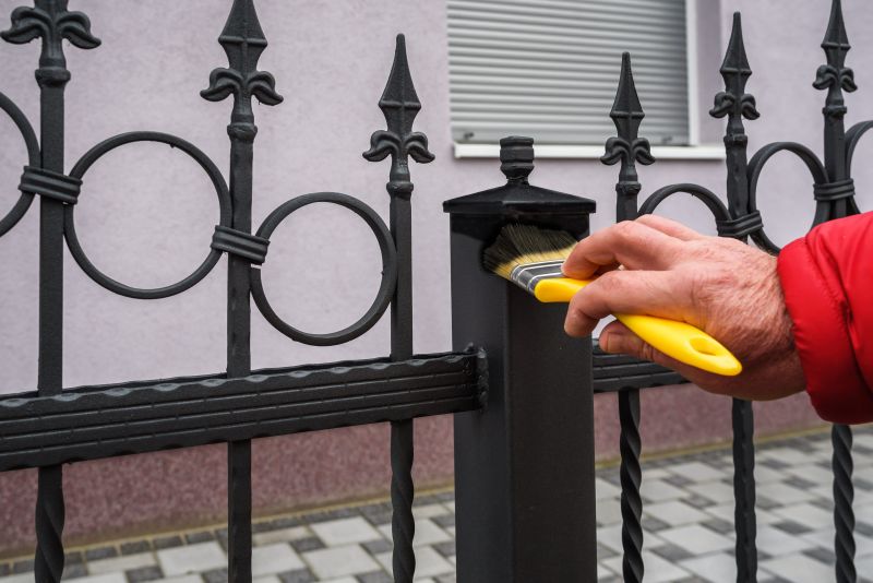 Wrought Iron Fence Restoration
